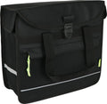 Dresco enkele fietstas basic shopper – inhoud 15 liter - waterafstotend nylon – twee bevestigingshaken klittenbandsluiting - handig voorvak – reflectie aan de voor- en achterzijde - afmeting 34x31x13cm