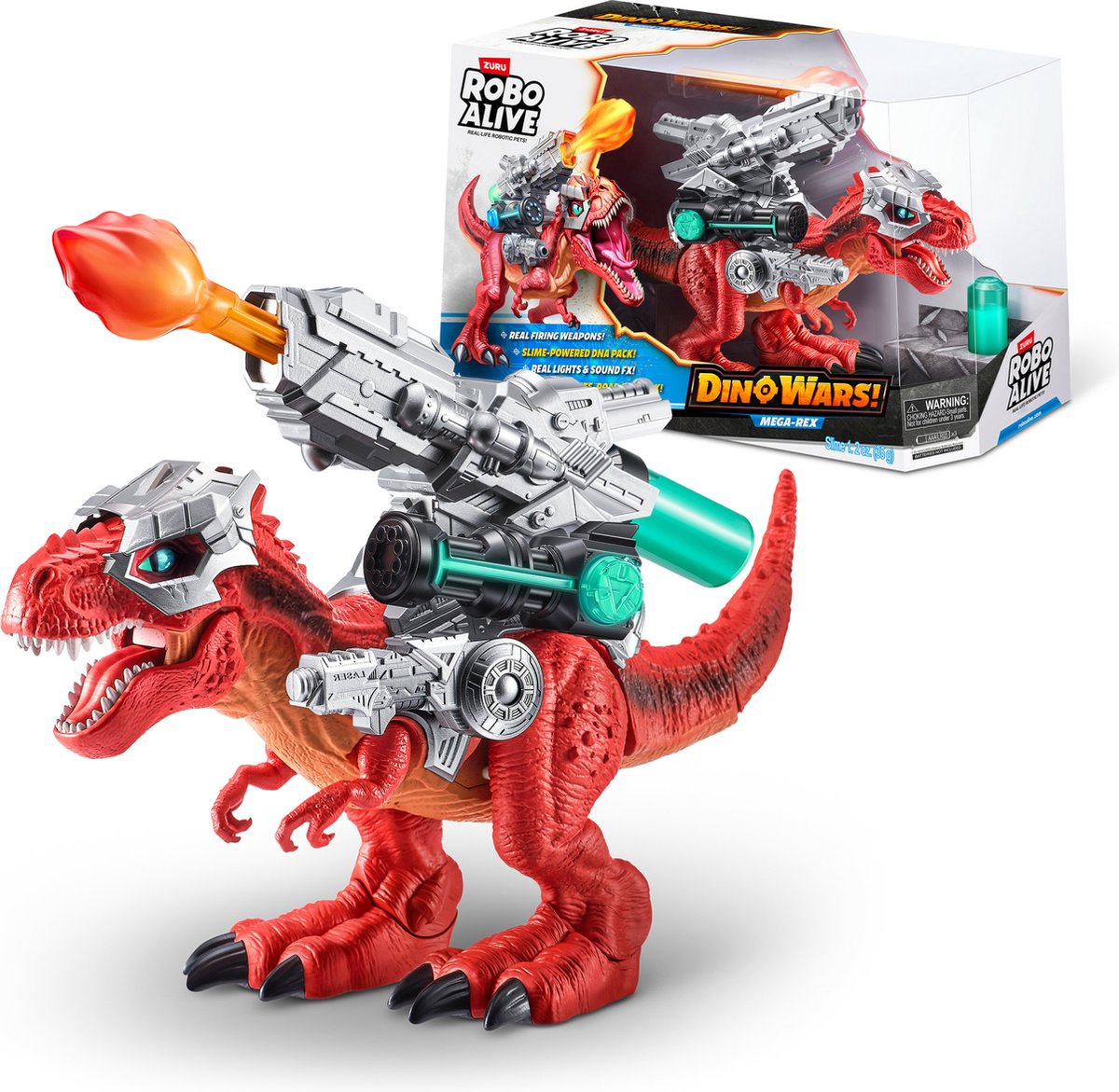 Zuru - robo alive - dino wars mega - speelgoedrobot - rex