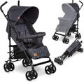 Lionelo elia - buggy - lichte 7kg en duurzame kinderwagen - paraplu buggy - 5-punts gordel - rijke set - grote mand - muskietennet - geschikt voor kinderen tot 15 kg - verstelbare rugleuning tot ligpositie en voetensteun - van 6 maanden tot 5 jaar