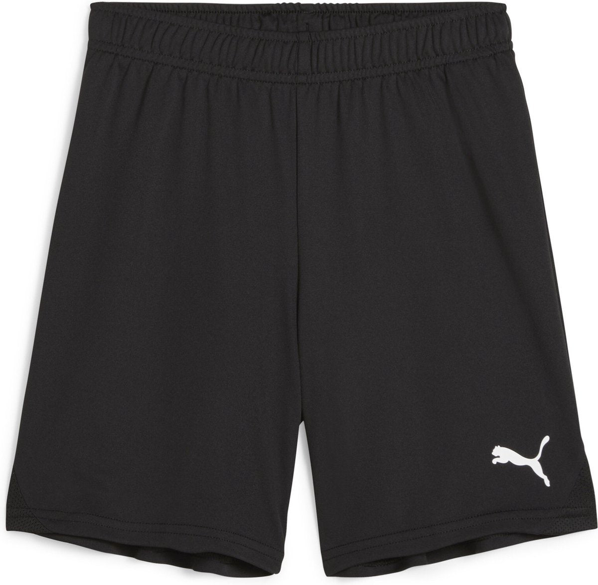 Puma teamgoal shorts jr unisex sportbroek - black- white 176