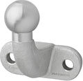 Proplus haakse trekhaakkogel ø50 mm – voor aanhanger, caravan en trailer – e-type gekeurd, max. 3500 kg – zilver