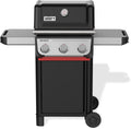 Weber spirit e-310 - gasbarbecue - zwart - 3 branders met 7,8 kw vermogen - porselein geëmailleerde gietijzeren grillrooster - 2 zijtafels - 2 duurzame wielen - kast met deur