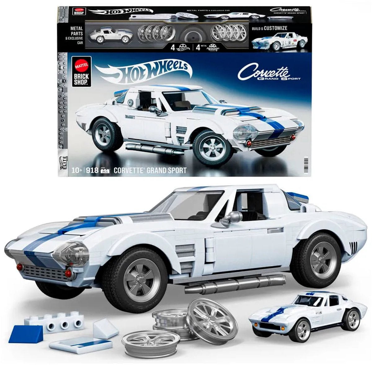 Mattel hot wheels elite series corvette 1:32