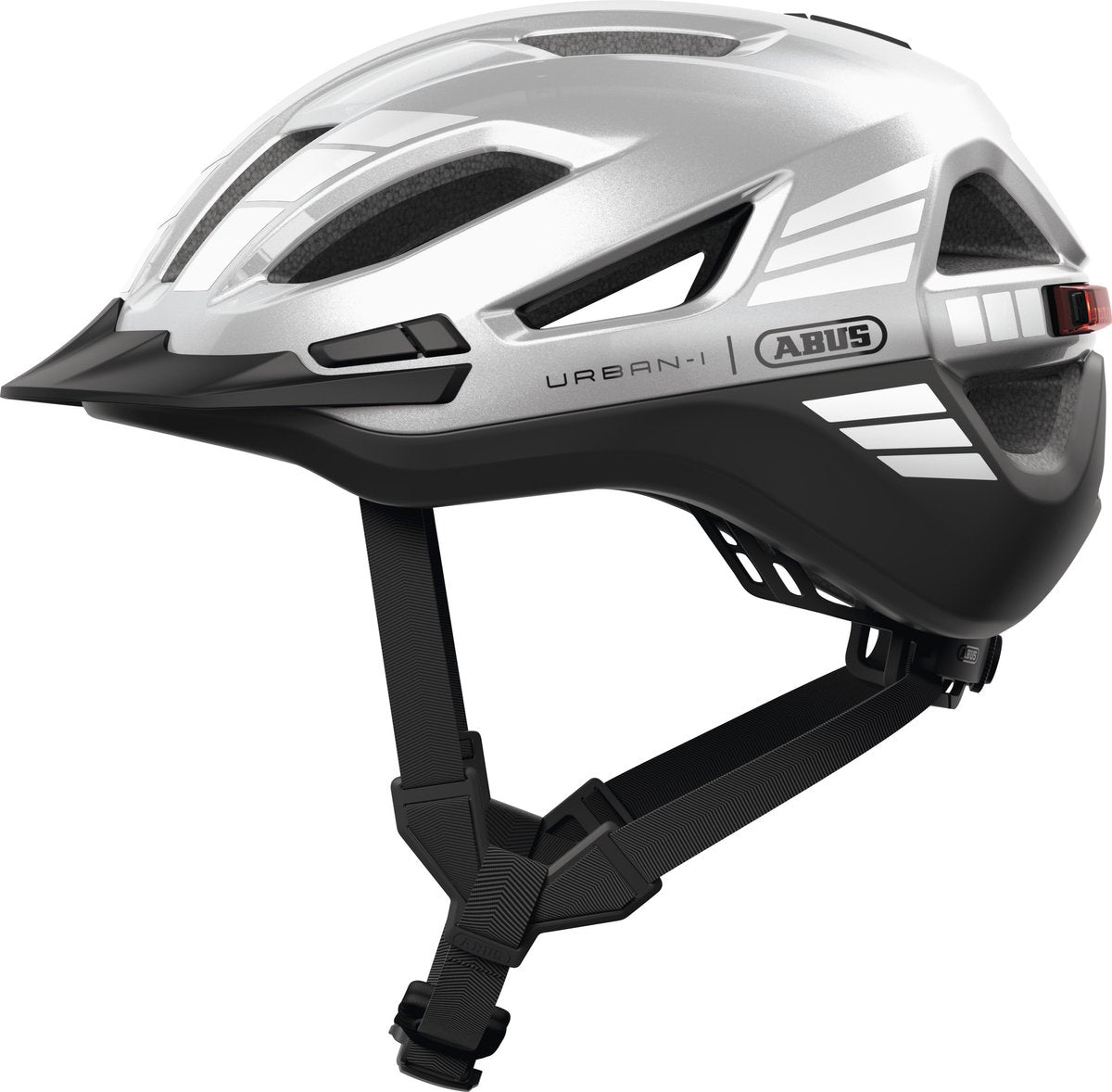 Abus Helm Urban-i 4.0 Ace Signal Silber M 54-58 cm