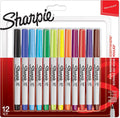 Sharpie permanente markers | ultrafijne punt | diverse kleuren | 12 stuks