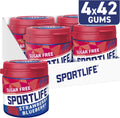 Sportlife strawberry blueberry pot - aardbei bosbessensmaak - 4x99g