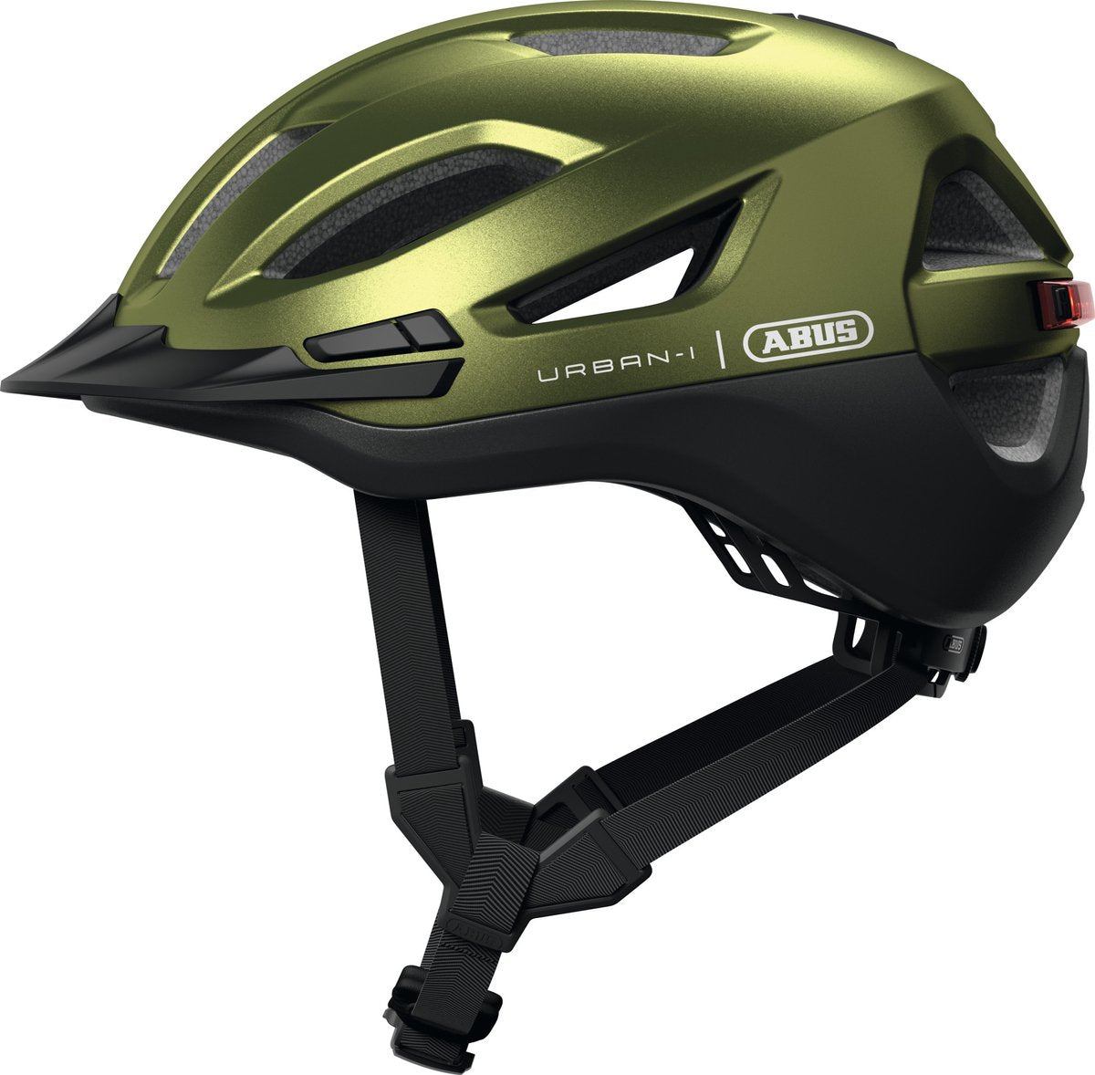 Abus fietshelm urban-i 4.0 ace pepper green l - 57-61 cm - groen - geschikt voor gebruik op elektrische fietsen - stadsfietsen - 300 g