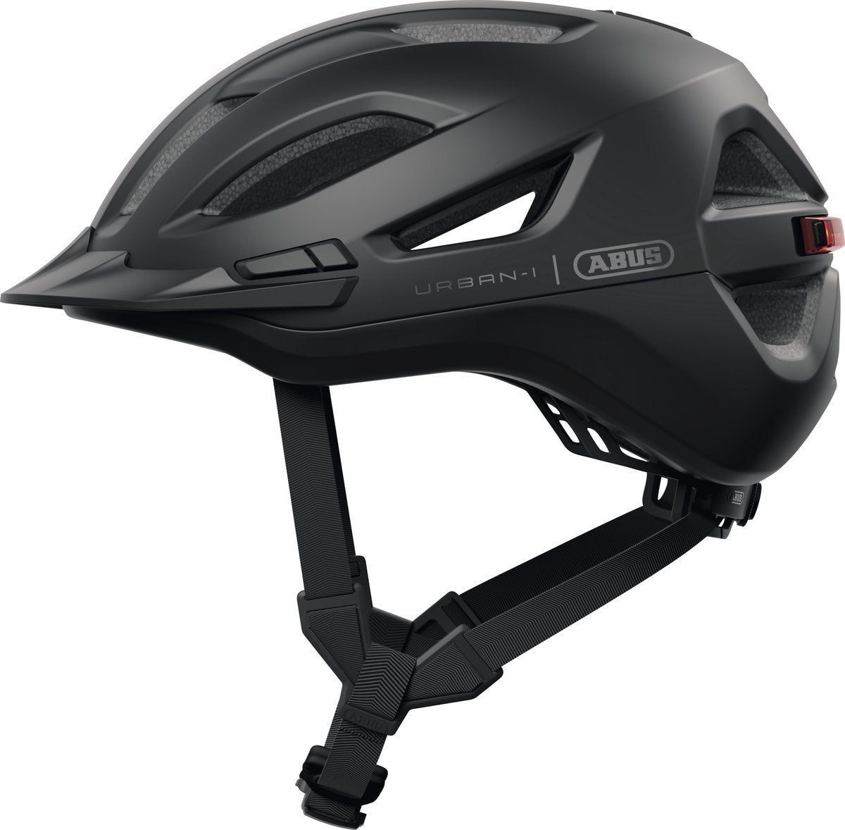 Abus fietshelm urban-i 4.0 ace velvet black m - 54-58 cm - zwart - geschikt voor gebruik op elektrische fietsen - stadsfietsen - 280 g m