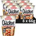 Nissin cup noodles - tasty chicken noedels - instant noodles - 8 stuks
