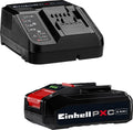 Einhell 18 v 2.5 ah power x-change starter kit - 1x 2.5 ah accu en snellader - universeel voor alle power x-change machines