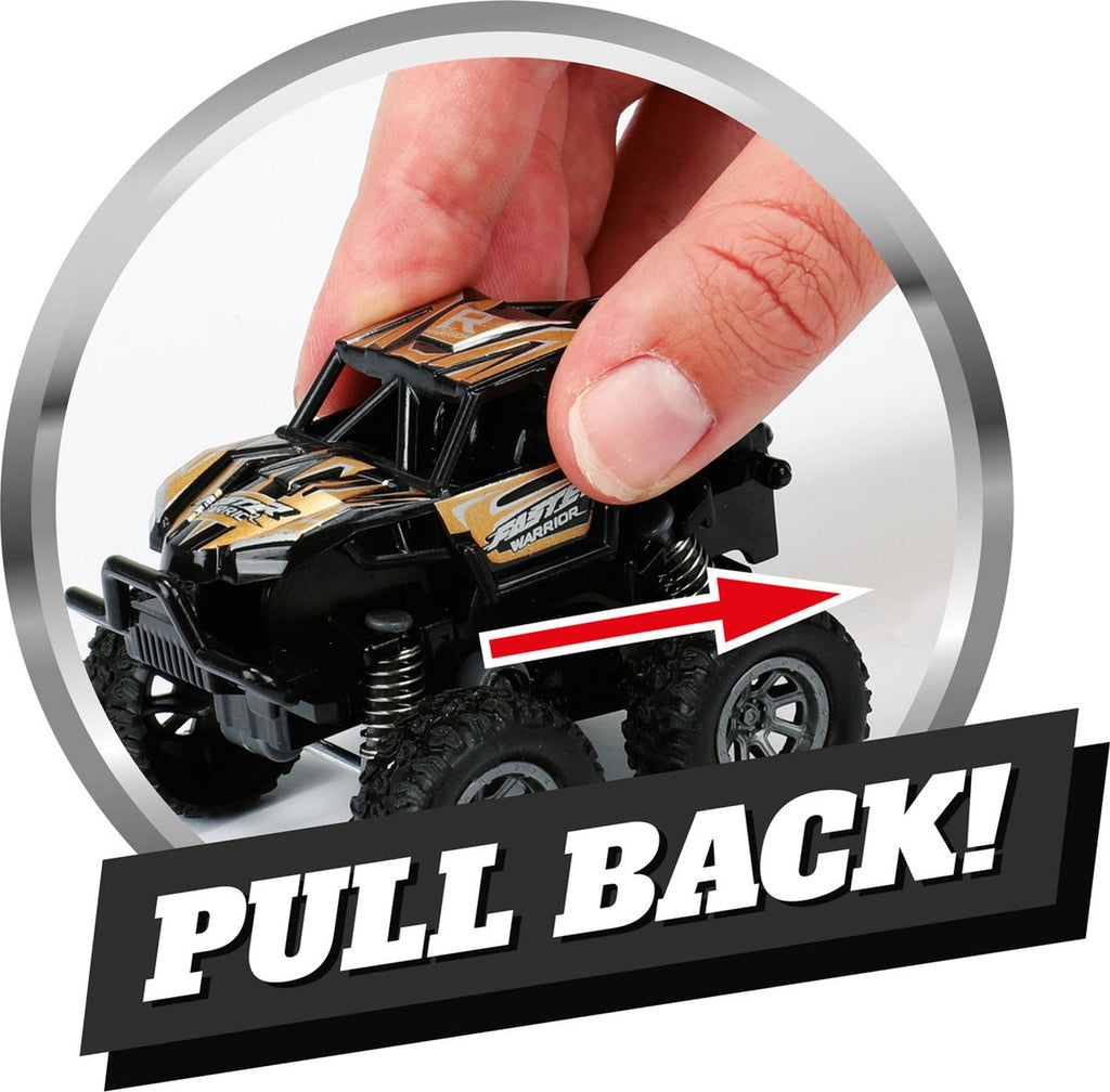 Vehicool cars trucks pull-back monster truck 4x4