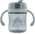 Trixie | 360° drinkbeker met handvatten - mr. shark - gemakkelijk vast te pakken - lekvrij - tritan - vaatwasserbestendig
