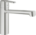Grohe get keukenkraan - medium uitloop - rvs-look