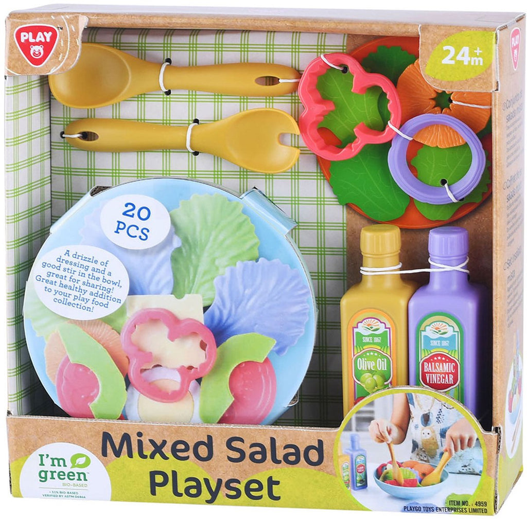 Playgo gemischter Salat Spielset - 20-teilig.