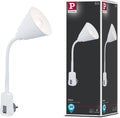 Paulmann stekkerlamp junus - flexarm - e14 230v - leeslamp nachtlamp dimbaar - stekkerspot - stopcontactlamp voor lees- en nachtgebruik - wit