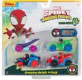 Jazwares Spidey und Freunde – metaalvoertuig, 4dlg.