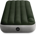 Intex jr. twin dura-beam downy luchtbed met ingebouwde voetpomp - 191x76x25cm