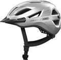 Abus fietshelm urban-i 4.0 lr signal silver l - 57-61 cm - zilver - geschikt voor gebruik op elektrische fietsen - stadsfietsen - 280 g l