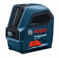 Bosch gll 2-10 kruislijnlaser in tas - rood - 10m