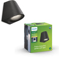 Philips virga buitenwandlamp - zwart