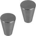 Differnz rotterdam knop 20 mm - gun metal