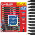 Sharpie creative marker acrylverf pennen | aardetinten | watergedragen verfmarkers | fijne punt | knutsel- kunstbenodigdheden | diverse kleuren | 12 stuks