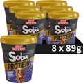 Nissin soba cup noodles protein - yakitori wok style noedels met eiwit - instant noodles - 8 stuks