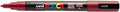 Uni Posca pc3m Lackmarker, dunkelrot – runde Spitze bis 1,3 mm