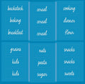 The home edit transparante voorraadkast labels 18 stuks - 03969ceu - zelfklevend