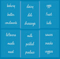 The home edit transparante koelkast labels 18 stuks - 03967ceu - zelfklevend