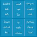 The home edit transparante badkamer en was labels 18 stuks - 03965ceu - zelfklevend