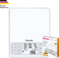 Beurer ds 61 digitale dieet keukenweegschaal - analyse 950 levensmiddelen - touch bediening - tarra functie - tot 5 kg - incl. batterijen - 3 jaar garantie - wit