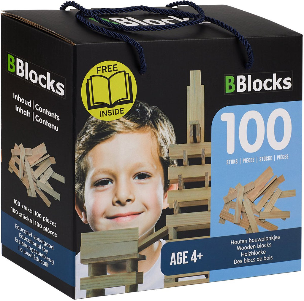 BBLOCKS - Baubretter Leder, 100 Stück.