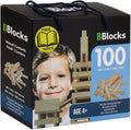 BBLOCKS - Baubretter Leder, 100 Stück.