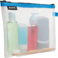 Leitz wow waterafstotende reisetui cosmetica - toilettas - transparant - blauw