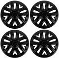 Nrm universele wieldoppen 14'' - 4 stuks - de beste matzwart