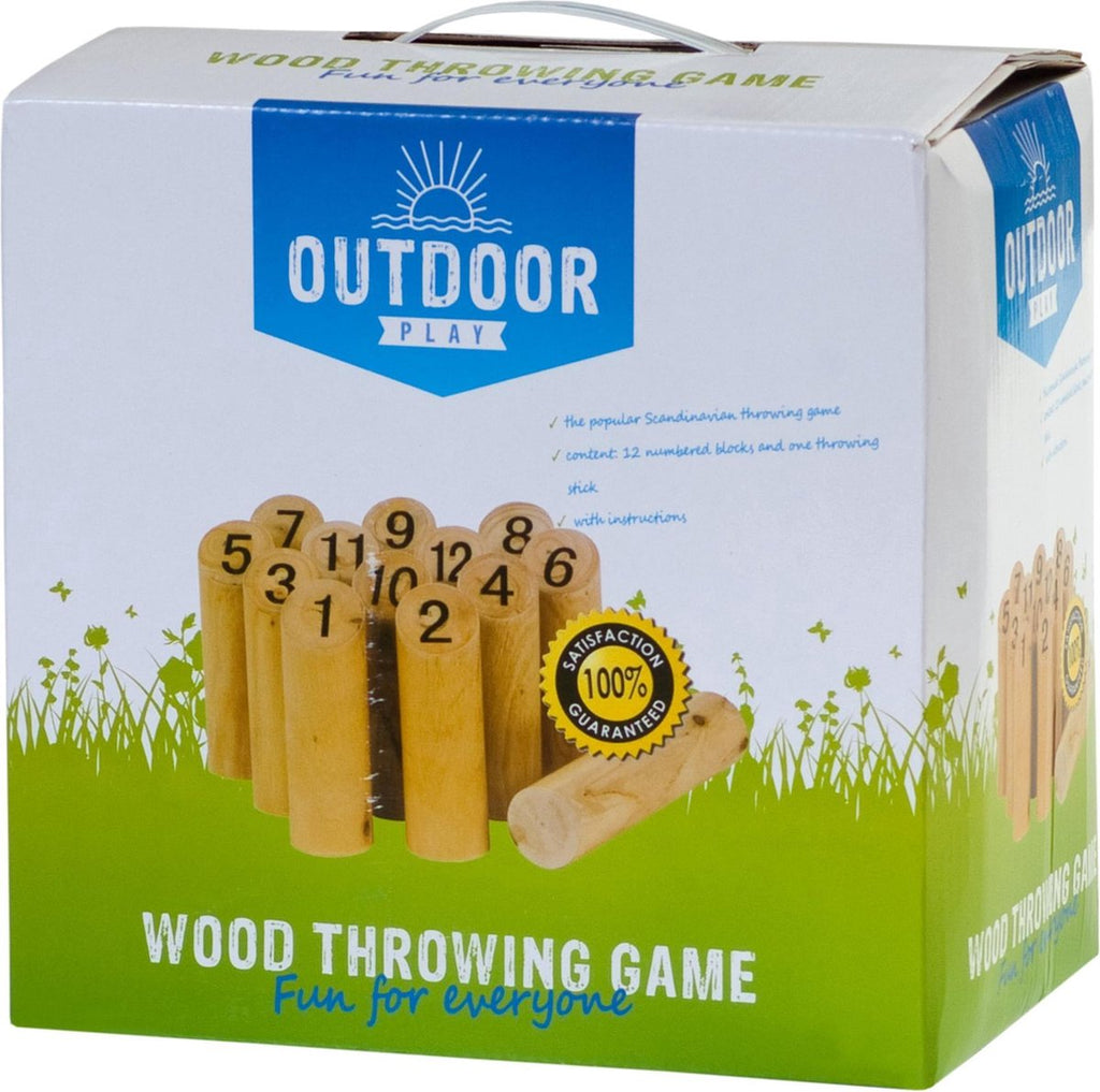 Outdoor play houten fins werpspel