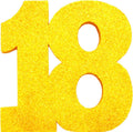 Merkloos sans marque verjaardag tafeldecoratie goud 18.