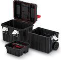 Kistenberg - mobile gereedschapskoffer sorteerdoos op wielen - 450 x 360 x 640 mm