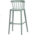 Woood bliss barstoel binnen buiten - kunststof - jadegroen - 103x54x51