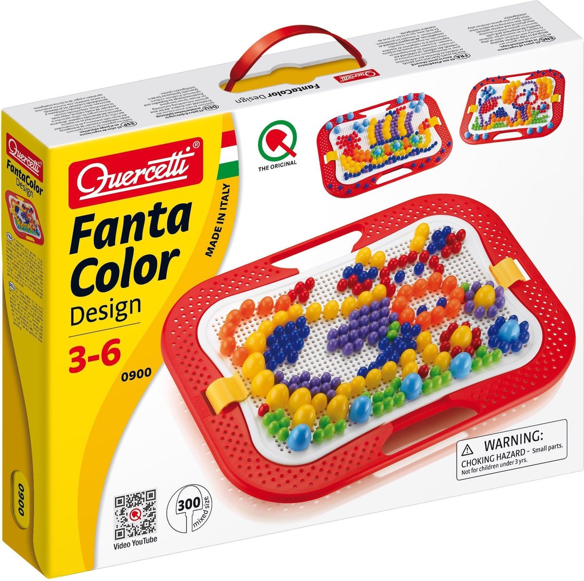 Quercetti Fantacolor Design, 300 Stück