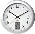 Unilux attraction instinct - klok - rond - aluminium - ø31 cm - zilver