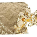 Creativ Company Imitations-Metallblatt, Blattgröße 16 x 16 cm, Gold, 0,625 m², 25 Blatt, 1 Schachtel