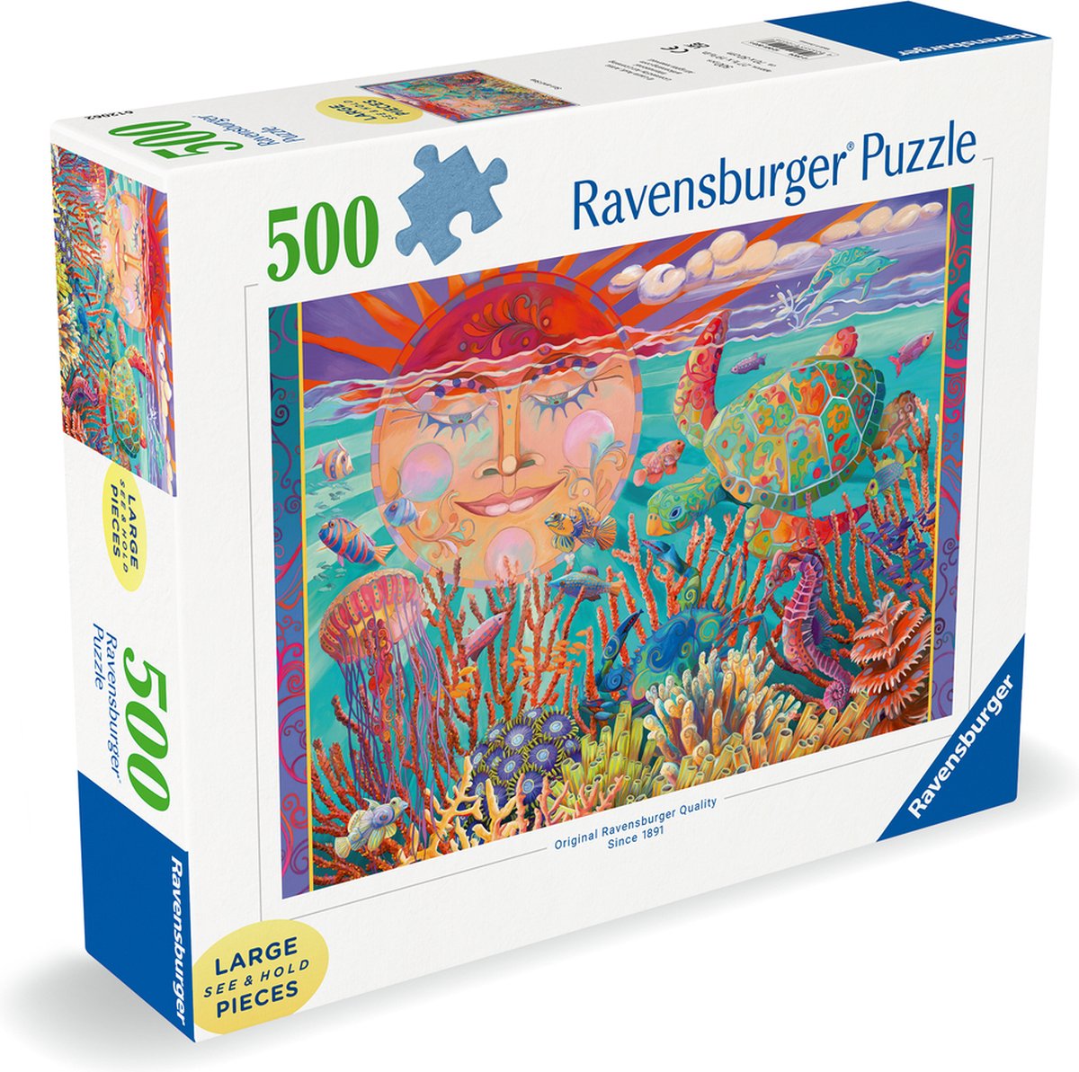Ravensburger Puzzle Sonne und Meer, 500 Teile.