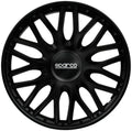 Sparco wieldoppen roma 16 inch zwart - 4 stuks