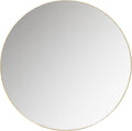Woood doutzen spiegel - metaal - goud - 80x80x5