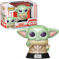 Funko pop star wars: holiday - mandalorian - grogu pop #733