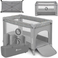 Lionelo campingbedje 3 in 1 - baby bed inklapbare box reisbedje - 60x120 cm - 0-36 maanden tot 15 kg - met comfort matras - zij-ingang met rits - wielen - transporttas - stefi babybed babybox ledikant
