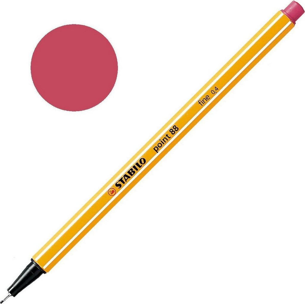 Stabilo Point 88 - Fineliner - Erdbeerrot (88 49)