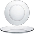 Duralex lys - plat bord - 235 x 20 mm - transparant - set van 6